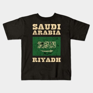 Flag of Saudi Arabia Kids T-Shirt